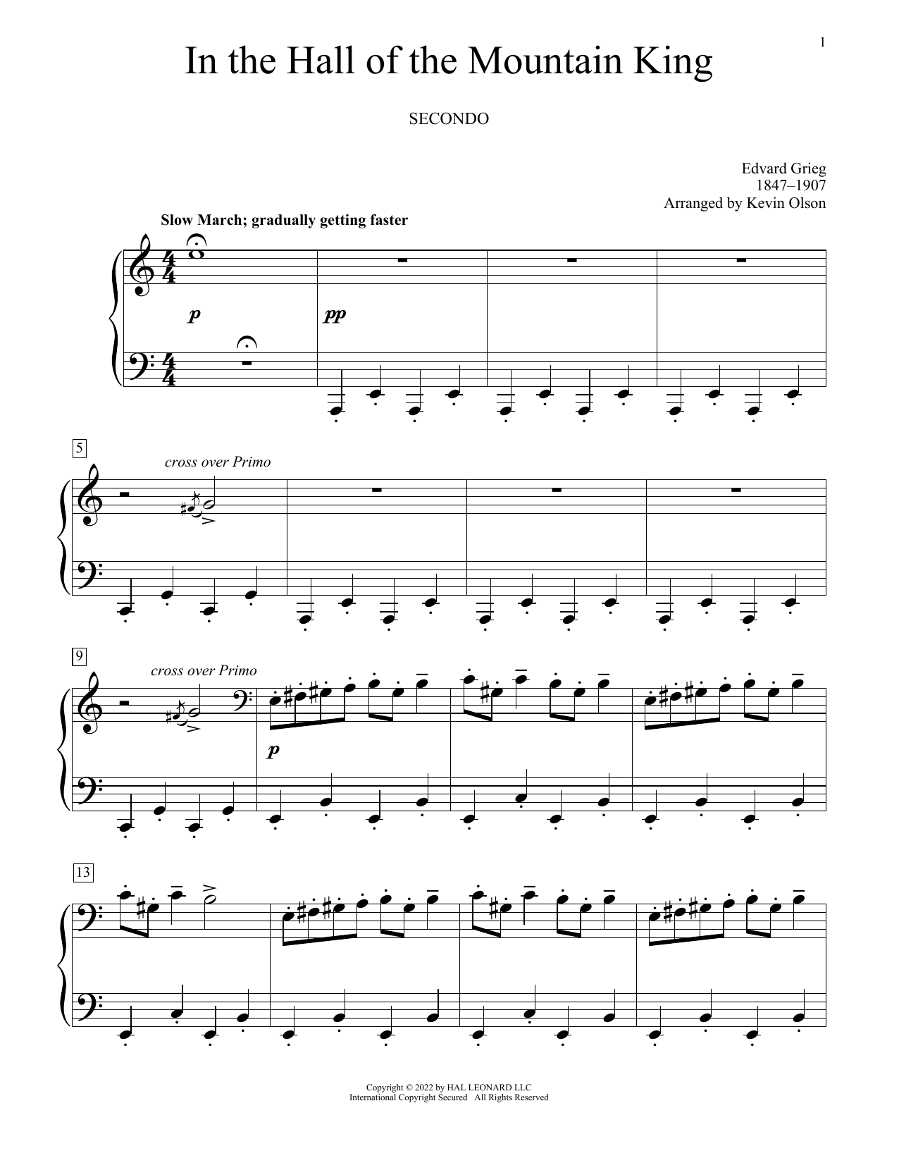 Product picture to: In The Hall Of The Mountain King (arr. Kevin Olson)