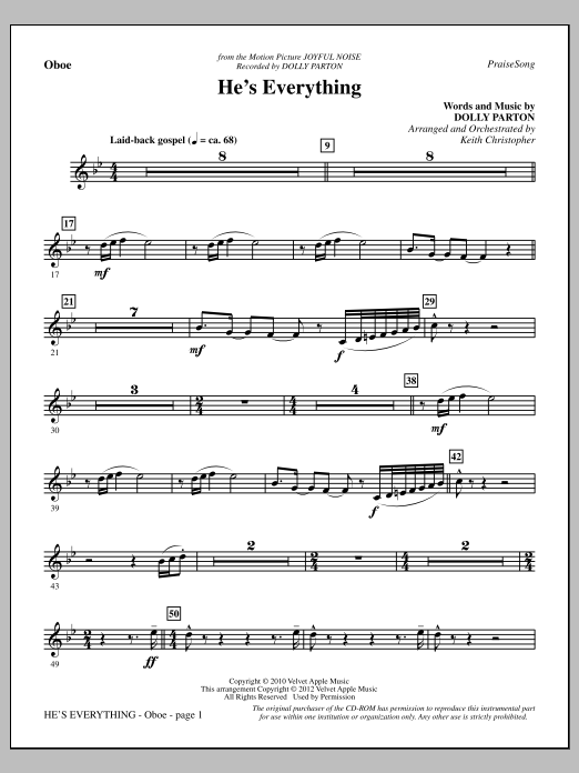 Produktbild zu: He's Everything - Oboe