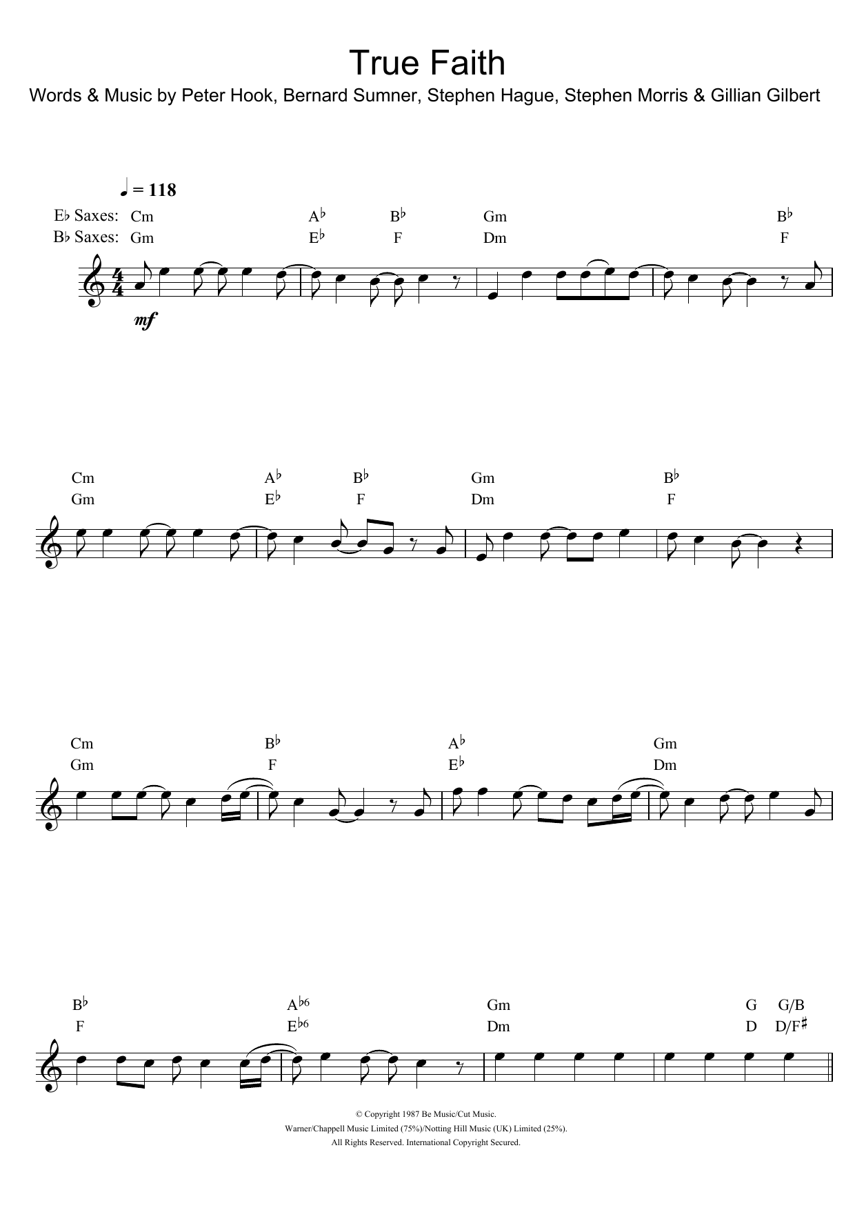 Product gallery: Page 1 of 1 True Faith, New Order