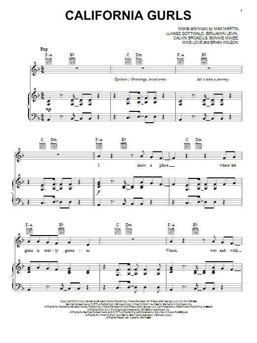 Produktbild zu: California Gurls