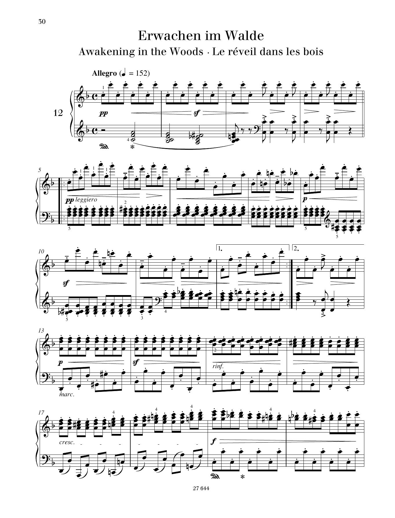 Product gallery: Page 1 of 1 Awakening in the Woods, Friedrich Burgmuller
