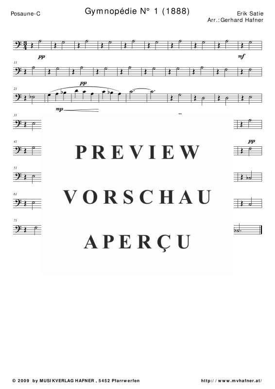 gallery: Gymnopedie No. 1, , (Blechbläser Quintett)
