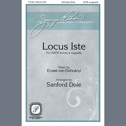 cover: Locus Iste, Sanford Dole, Chor