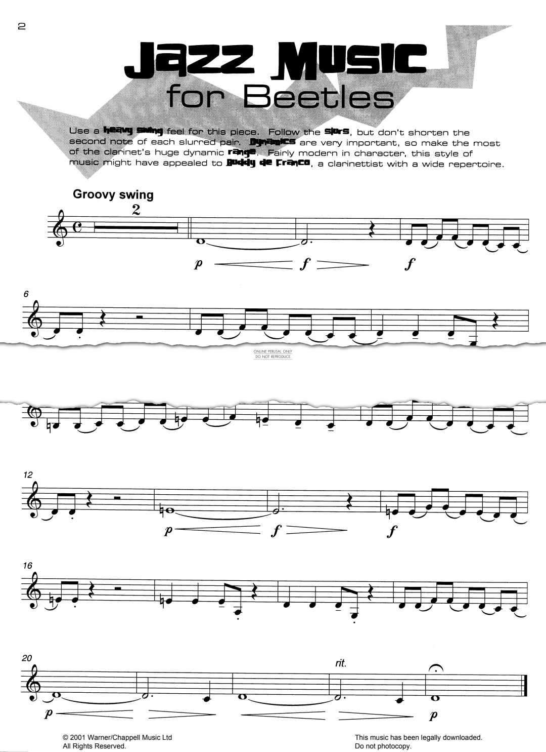 Product gallery: Page 1 of 1 Jazz Music For Beetles, Ned Bennett