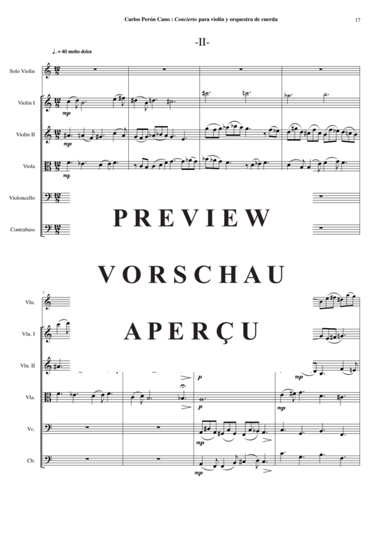 Product gallery: Page 18 of 21 Concerto für Violine und Streichorchester , , (score and solo part)