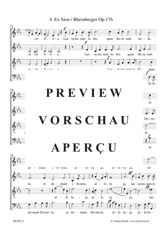 Produktgalerie: Seite 3 von 4 Ex Sion (Nr.4 aus: Neun Advents-Motetten Op.176), , Gemischter Chor