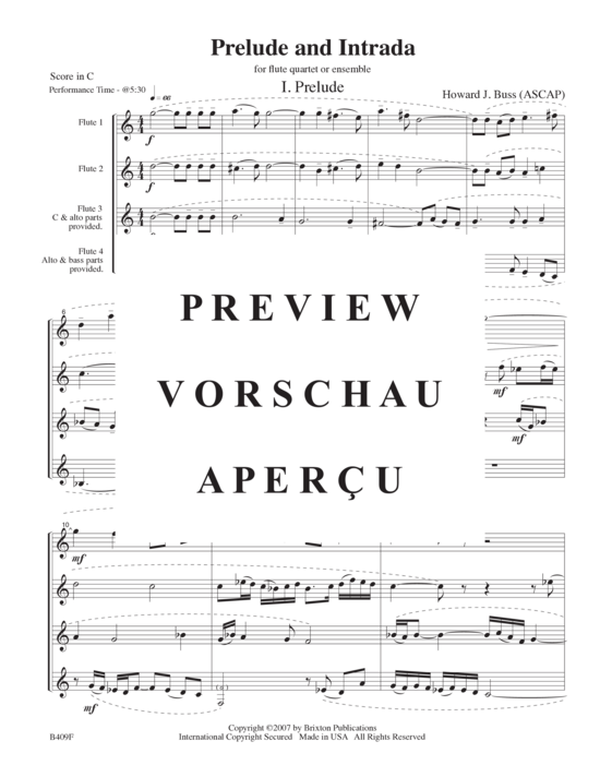 gallery: Prelude and Intrada , , (4 Flöten oder Ensemble)