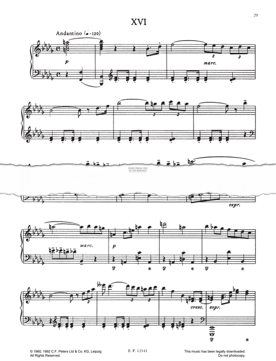 Produktgalerie: Seite 1 von 1 Prelude No.16 (from 24 Preludes Op. 34), Dmitri Shostakovich, Klavier