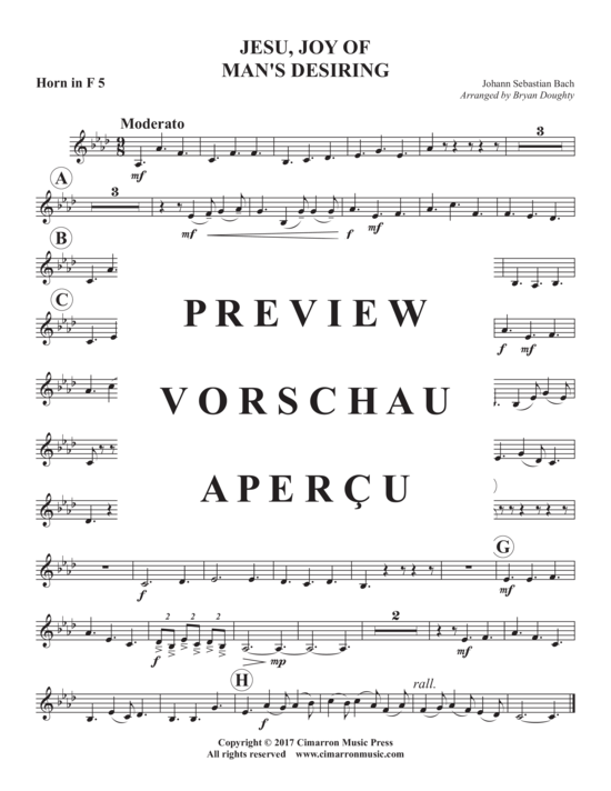 Product gallery: Page 13 of 16 Jesu, meine Freude (Jesu Joy of Man´s Desiring) , ,  (Horn ensemble 1-8 horns)