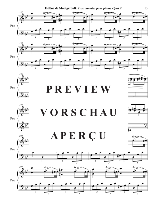 Product gallery: Page 14 of 21 3 Sonatas, opus 2 , Nicolas Horvath, Piano Solo
