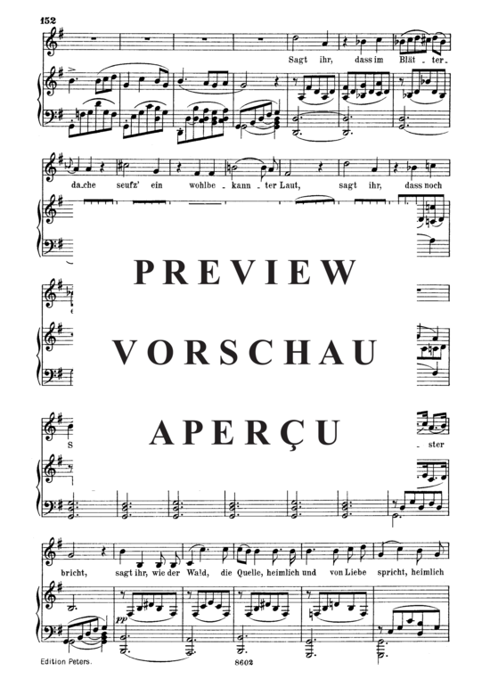 Product gallery: Page 3 of 5 Liebeslauschen D.698, , Medium Voice and Piano