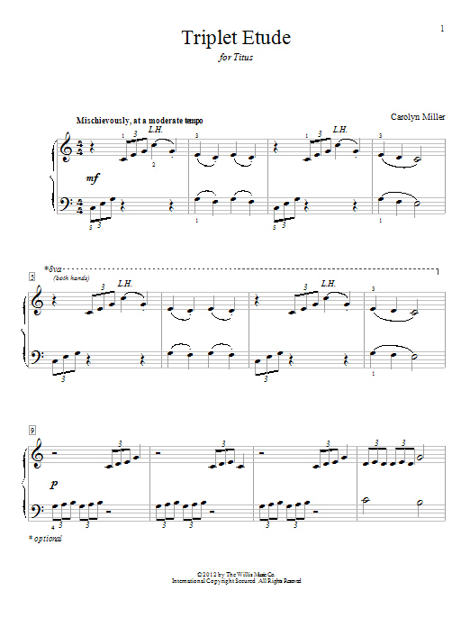 Product picture to: Triplet Etude