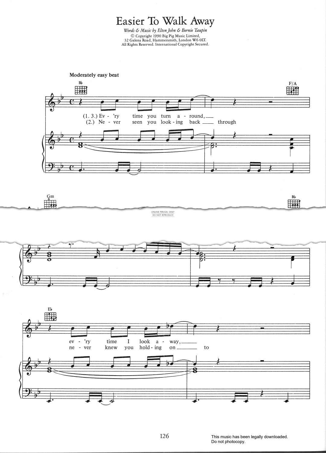 Produktbild zu: Easier To Walk Away