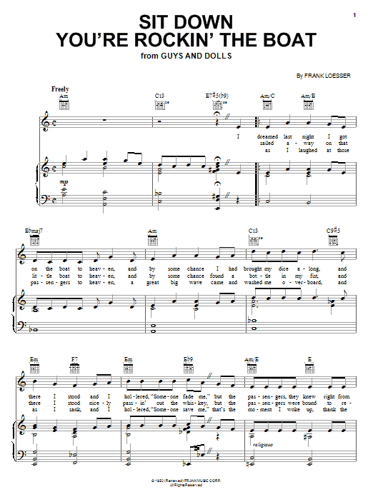 Produktbild zu: Sit Down You're Rockin' The Boat