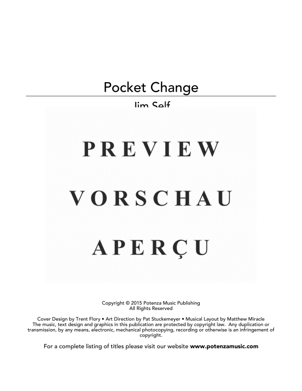 Produktgalerie: Seite 3 von 11 Pocket Change, , (Brass Ensemble Bass Posaune,Tuba + Posaunenchor)