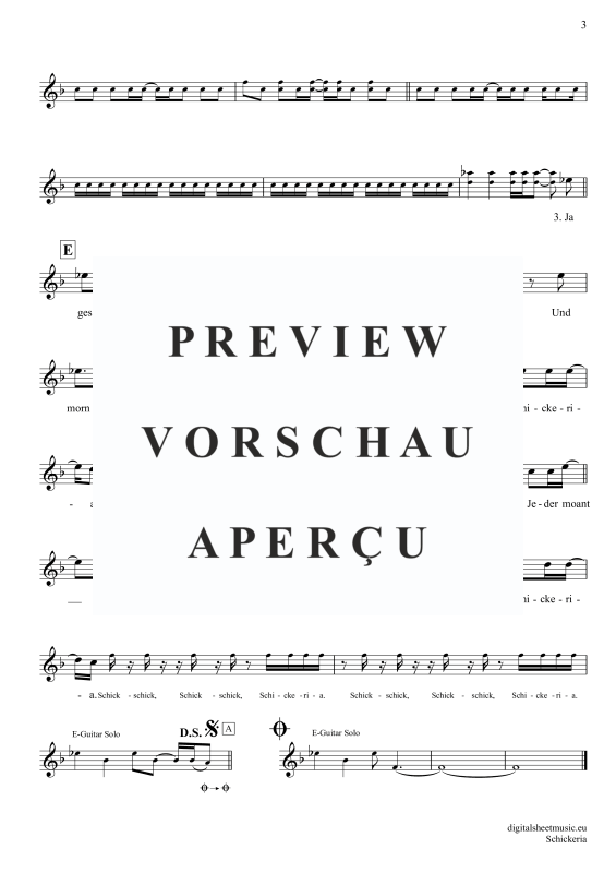 Produktgalerie: Seite 4 von 4 Schickeria, Spider Murphy Gang, Querflöte