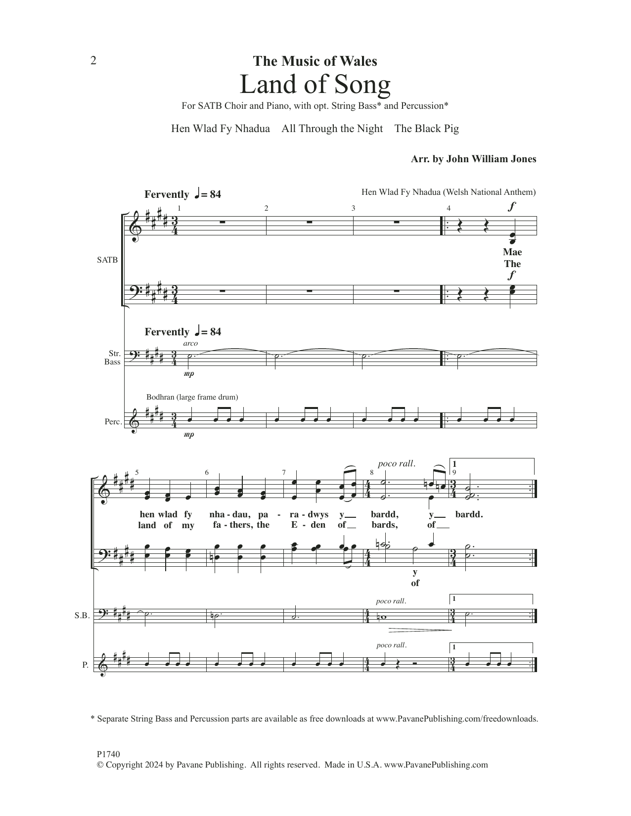Produktgalerie: Seite 1 von 1 Land Of Song, John Williams Jones, Chor