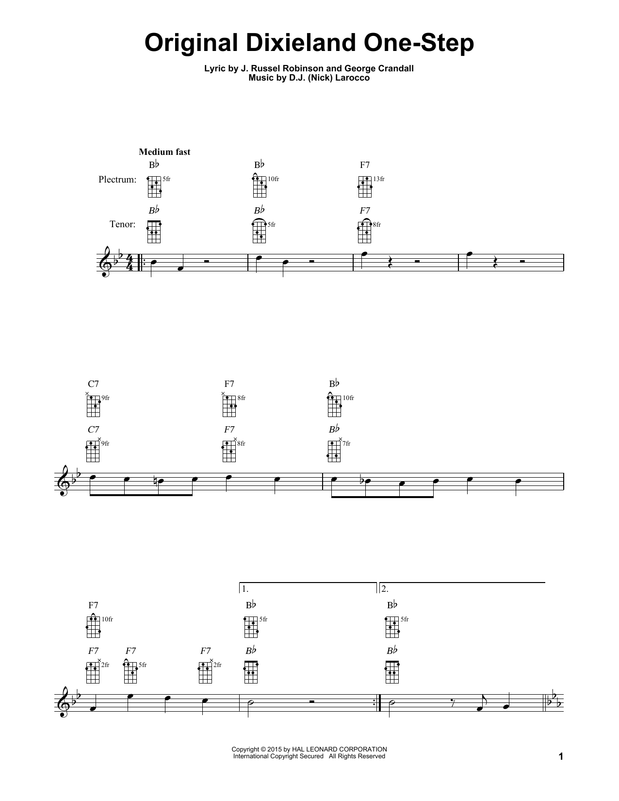 Product gallery: Page 1 of 1 Original Dixieland One-Step, George Crandall