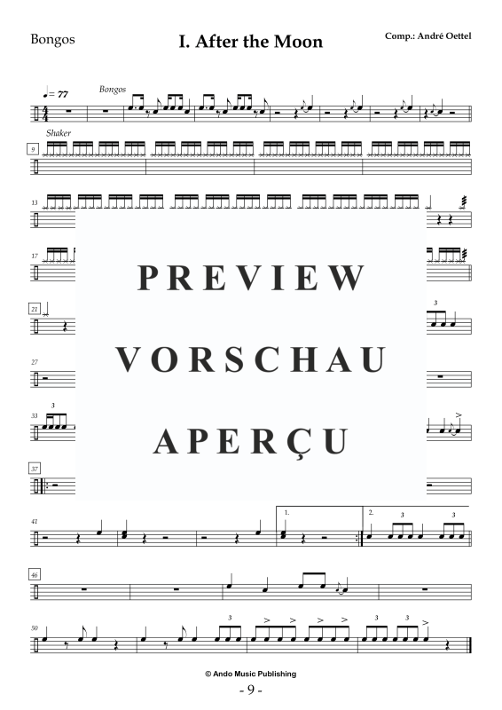 Produktgalerie: Seite 11 von 11 5 Ensemble Pieces for four Percussionists, , Percussion Ensemble Quartet