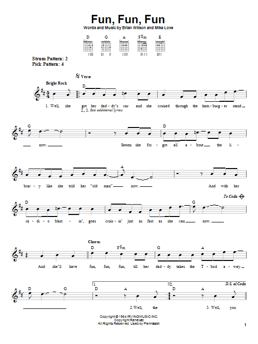 Product gallery: Page 1 of 1 Fun, Fun, Fun, The Beach Boys