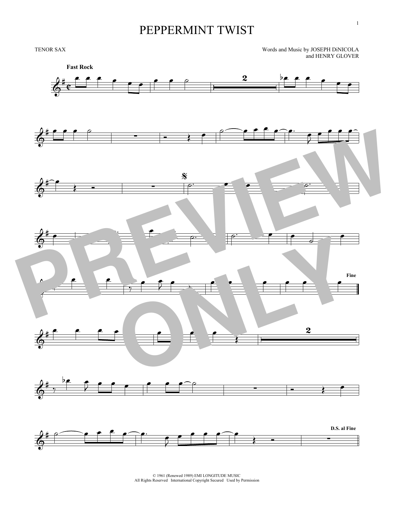 Product gallery: Page 1 of 1 Peppermint Twist, Joey Dee & The Starliters