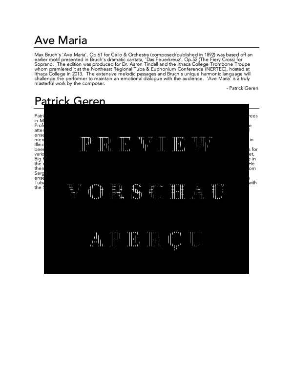 Product gallery: Page 4 of 11 Ave Maria, , (euphonium and piano)