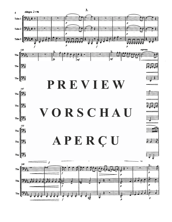 Produktgalerie: Seite 6 von 11 Sechs Trios für drei Hörner, , Tuba Trio