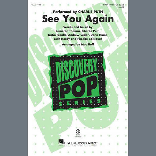 cover: See You Again (feat. Charlie Puth) (arr. Mac Huff), Wiz Khalifa, Chor