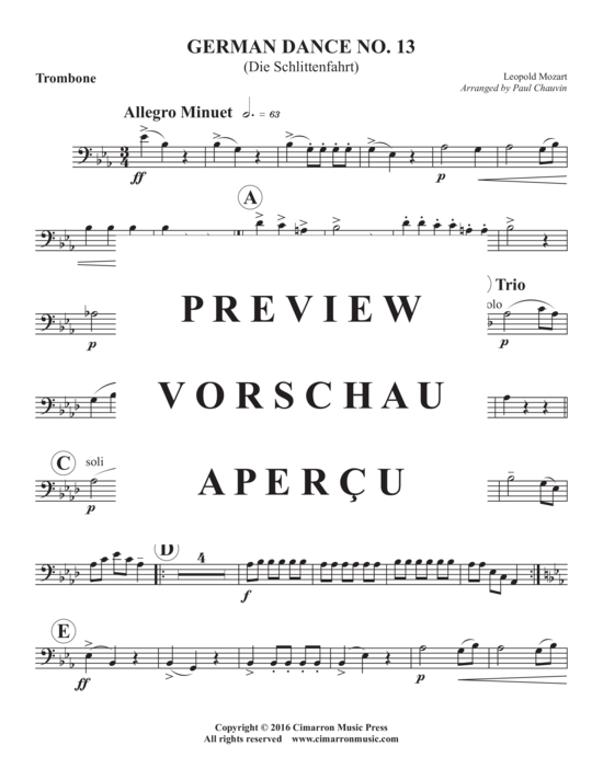 Produktgalerie: Seite 14 von 17 Deutscher Tanz Nr. 13 , , (Blechbläserquintett)