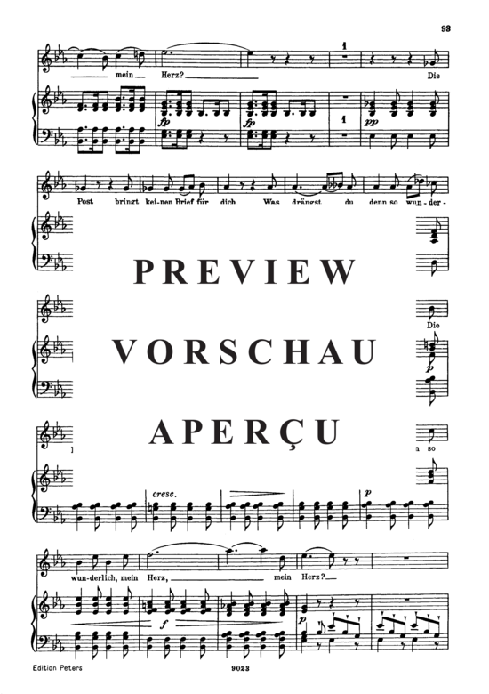 Product gallery: Page 3 of 5 Die Post D.911-13 (Winterreise), , High Voice and Piano