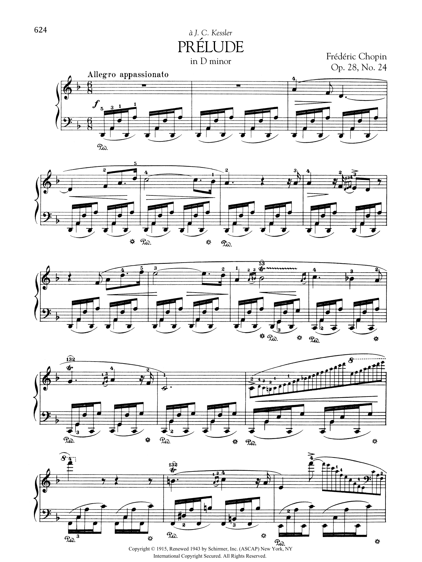 Product gallery: Page 1 of 1 Prélude in D minor, Op. 28, No. 24, Frédéric Chopin