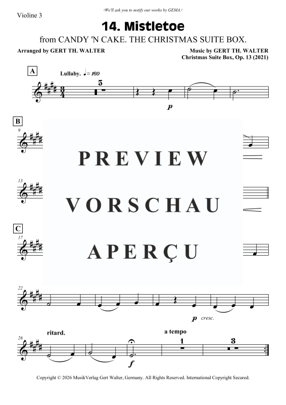 Produktgalerie: Seite 6 von 8 Mistletoe, , Streicher Quartett