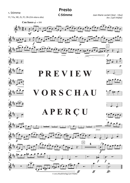 Produktgalerie: Seite 7 von 21 Presto , , (Quintett flexible Besetzung)