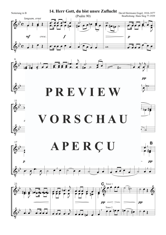 Product gallery: Page 4 of 5 Herr Gott, du bist unsre Zuflucht, , Trombone Choir