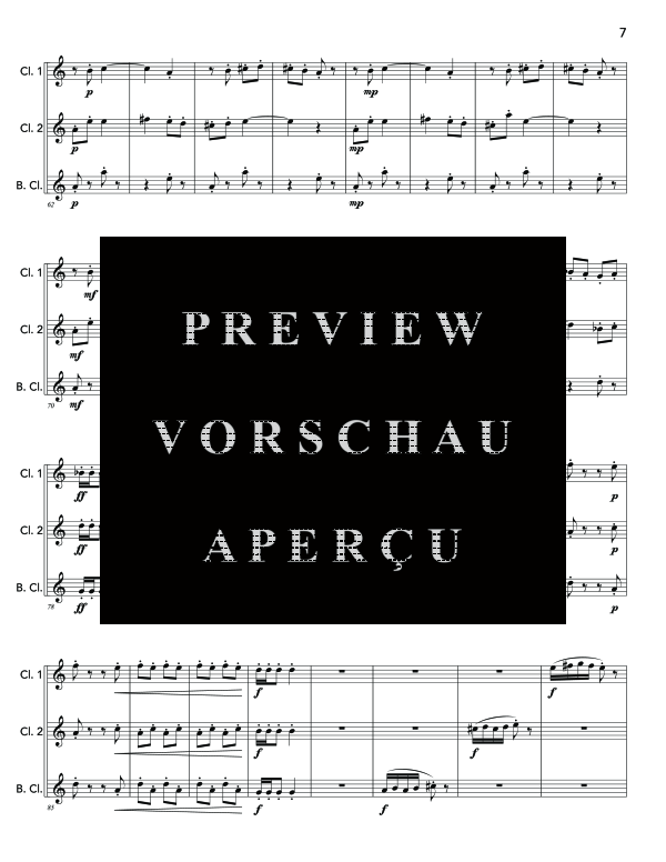 Product gallery: Page 11 of 11 When The Mood Takes You, , (Clarinet Trio)