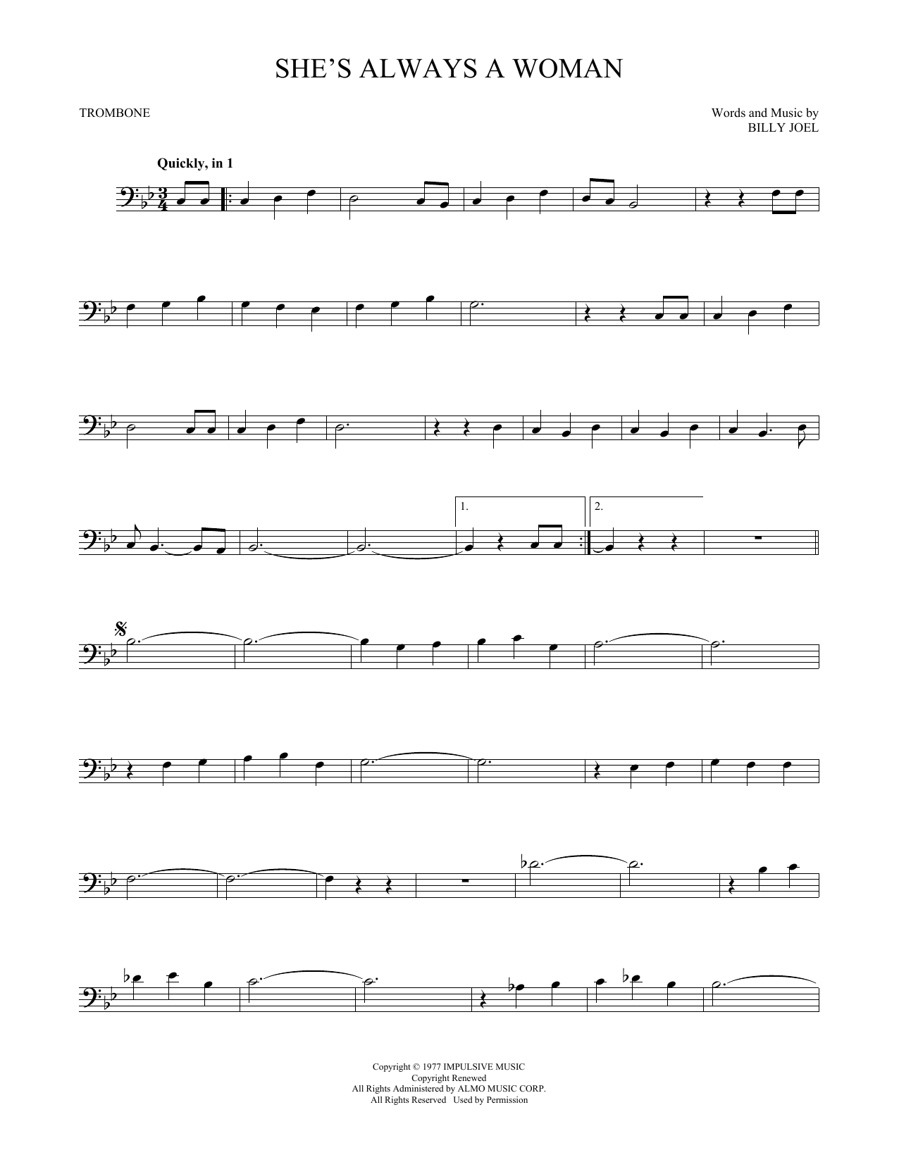 Product gallery: Page 1 of 1 She's Always A Woman, Billy Joel