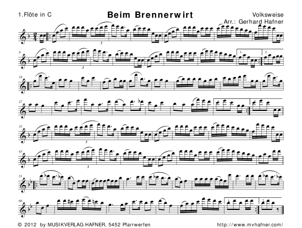 Product gallery: Page 1 of 11 Beim Brennerwirt, , (woodwind and brass)