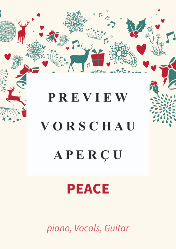 gallery: Melodies of peace - Christmas Classics for Voice and Piano, , (Gesang und Klavier, Gitarre)