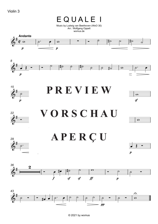gallery: Drei Equale , , (Violinen Quartett)