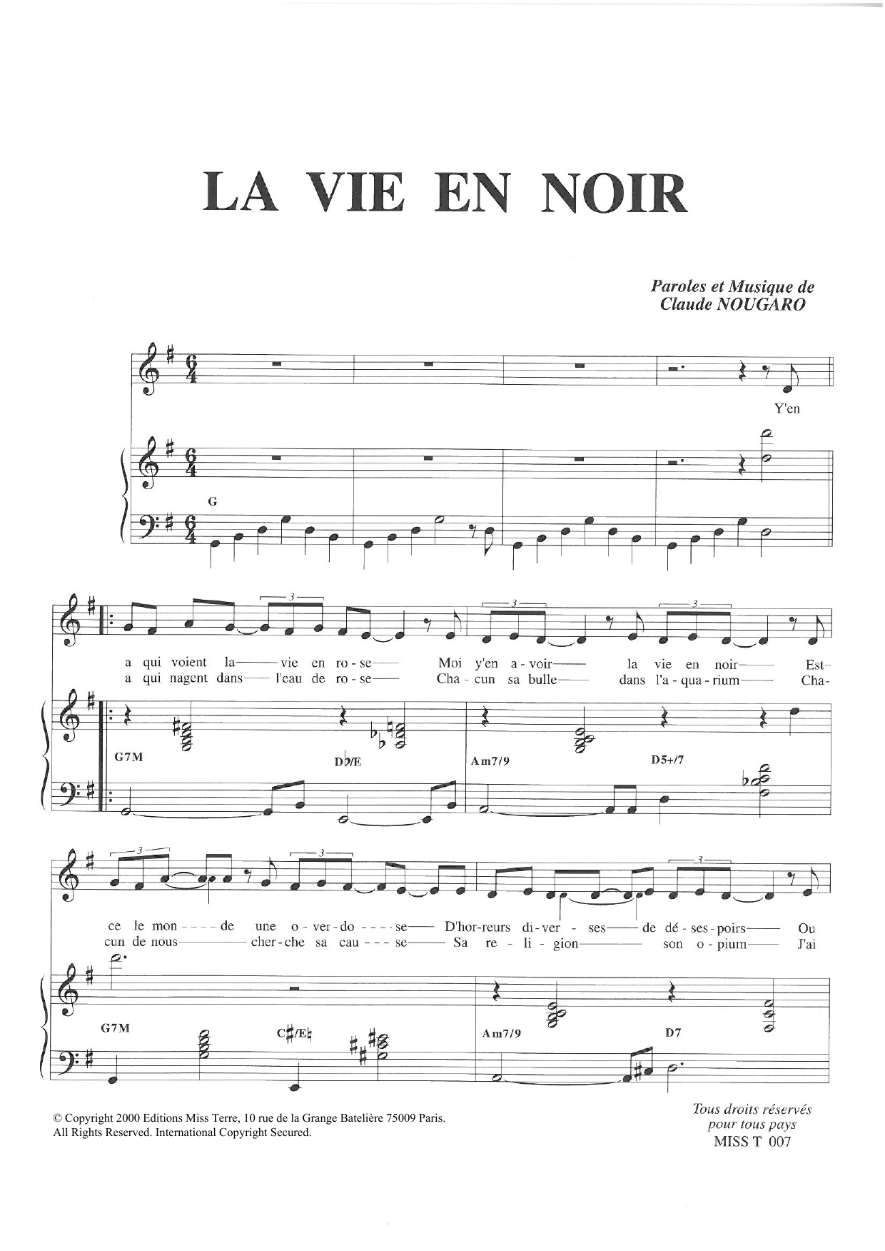 Produktbild zu: La Vie En Noir
