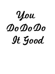 Produktbild zu: You Do Do Do It Good