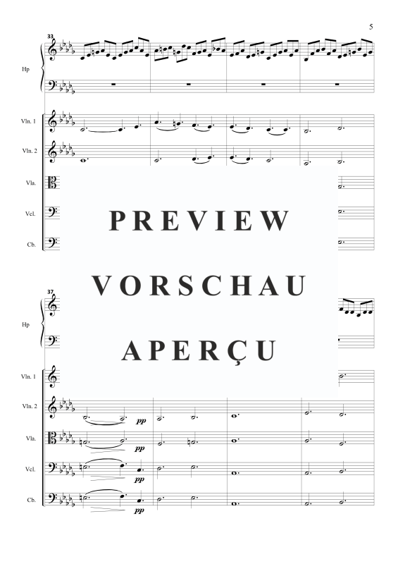 Product gallery: Page 8 of 11 Cantique de Jean Racine, , Mixed Choir, Harp and Strings