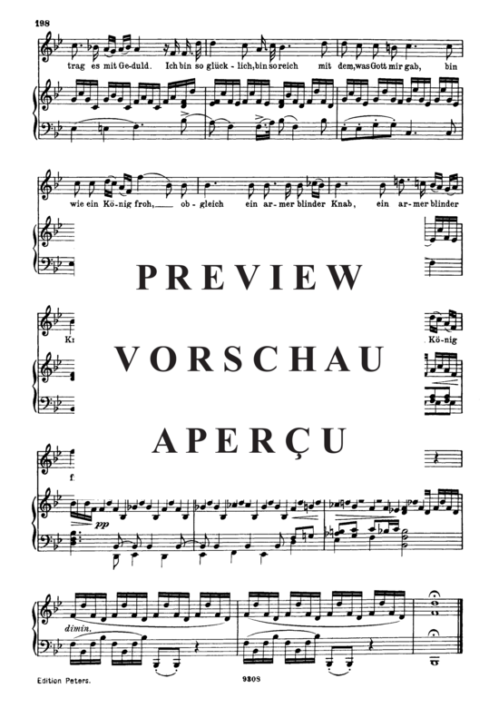 Product gallery: Page 4 of 4 Der blinde Knabe D.833, , High Voice and Piano