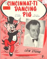 cover: Cincinnat-ti Dancing Pig, Lew Stone