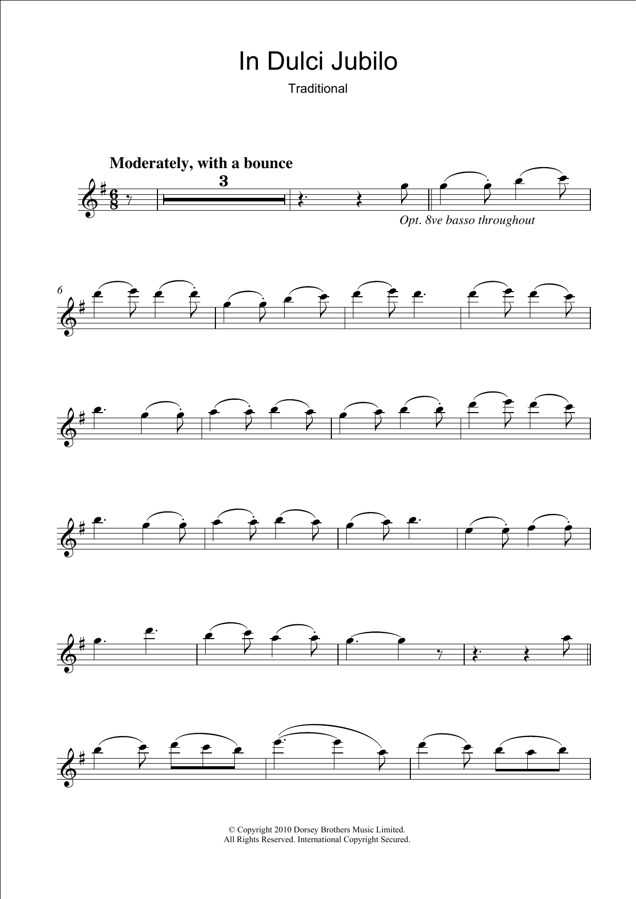 Product gallery: Page 1 of 1 In Dulci Jubilo, Traditional Carol