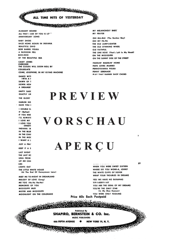 Produktgalerie: Seite 5 von 8 Here Comes The Show Boat , Popular Standard, Klavier und Gesang