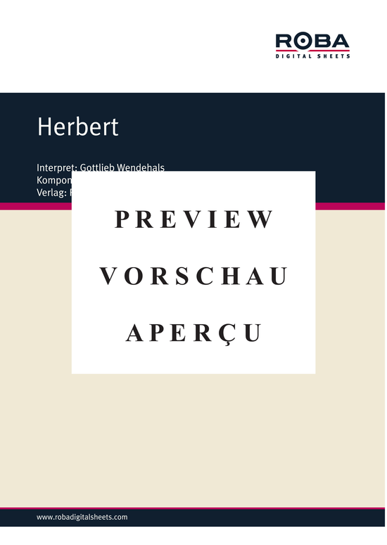 gallery: Herbert , Wendehals, Gottlieb, (Klavier Solo mit unterlegtem Text)