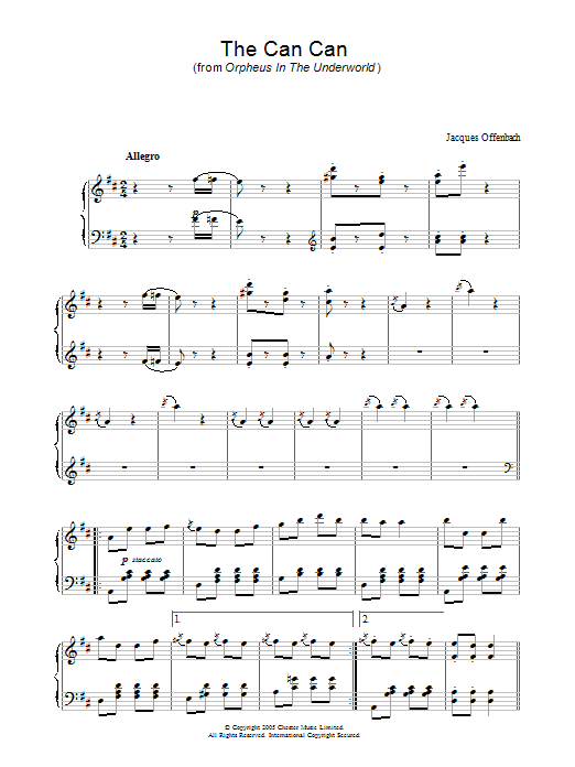 Produktbild zu: The Can Can (from Orpheus In The Underworld)