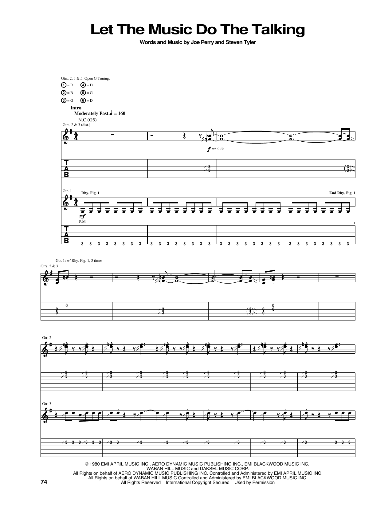 Produktbild zu: Let The Music Do The Talking