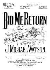 Produktbild zu: Bid Me Return